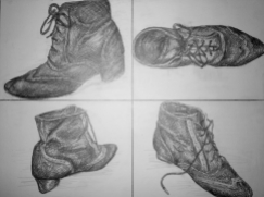 Black Shoe Study Thumbnails