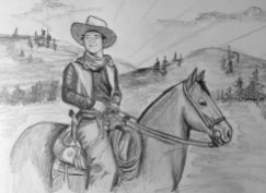 John Wayne - Sketchbook